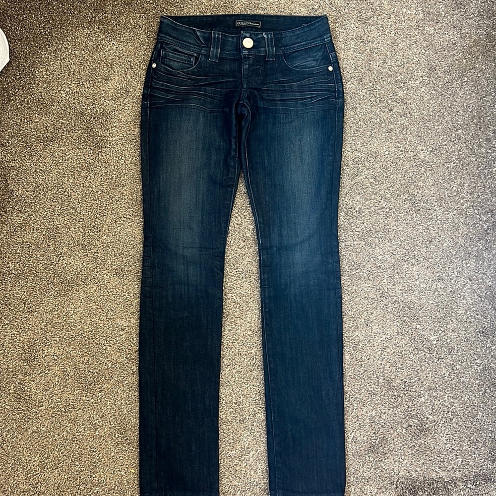 Y2K blue Guess premium jeans US 25